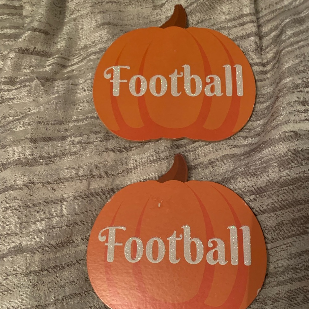 Football pumpkins